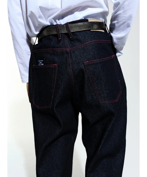 POP TRADING COMPANY（ポップトレーディングカンパニー）の「Pop Trading Company/ポップトレーディングカンパニー デニムパンツ DRS PANTS（その他パンツ・メンズ・ブルー・L/M）」の2枚目の写真