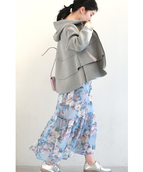 cawaii(カワイイ)の「お出かけ着パーカー 最高の普段着(パーカー・レディース・グレー/ブラック/ライトベージュ・FREE)」の9枚目の写真