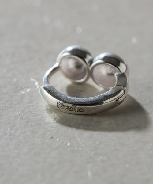 COLLAGE GALLARDAGALANTE（コラージュガリャルダガランテ）の「Sivelle./Silver925ボールフープピアス（ピアス（両耳用）・レディース・シルバー・FREE）」の6枚目の写真