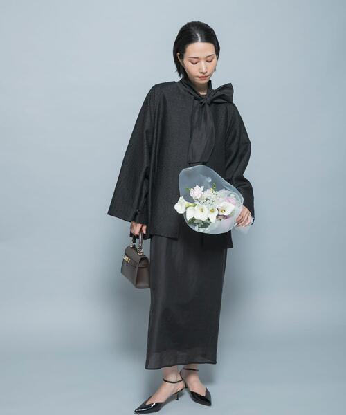 セール】シルク混シアーオーガンジーワンピース（ワンピース）｜URBAN