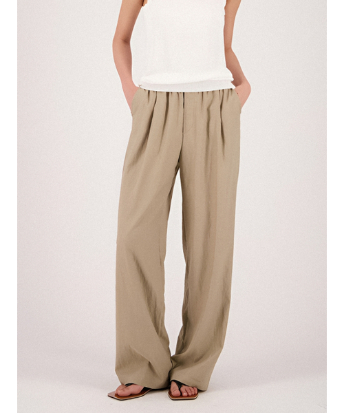 ACUD(アクド)の「Summer Pintuck Bending Slacks _White(スラックス・レディース・ホワイト・S/M)」の4枚目の写真