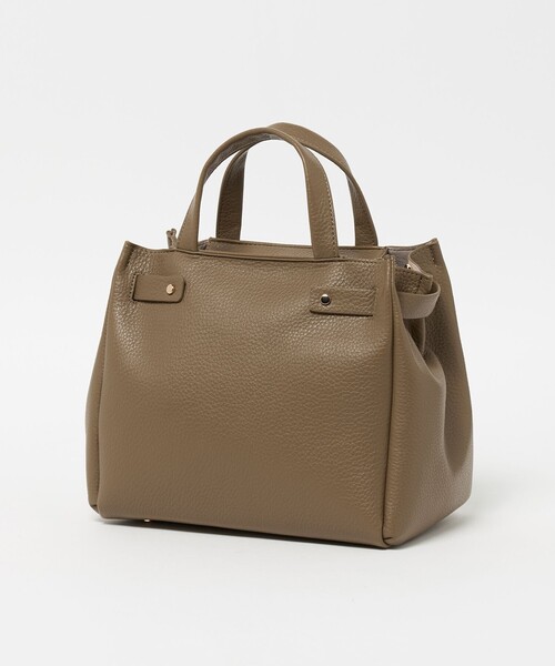 green label relaxing（グリーンレーベルリラクシング）の「サイドベルト パーテーション トートバッグ（トートバッグ・レディース・モカ/ブラック・FREE）」の11枚目の写真