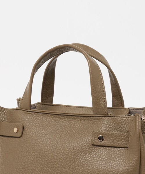 green label relaxing（グリーンレーベルリラクシング）の「サイドベルト パーテーション トートバッグ（トートバッグ・レディース・モカ/ブラック・FREE）」の10枚目の写真