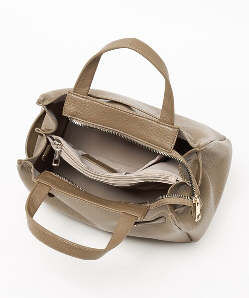 green label relaxing（グリーンレーベルリラクシング）の「サイドベルト パーテーション トートバッグ（トートバッグ・レディース・モカ/ブラック・FREE）」の7枚目の写真