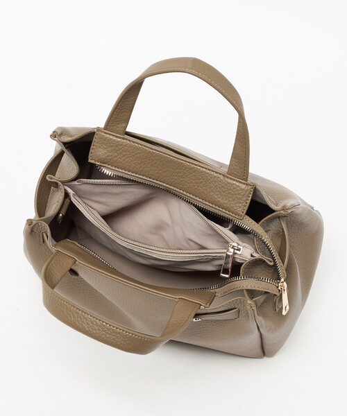 green label relaxing（グリーンレーベルリラクシング）の「サイドベルト パーテーション トートバッグ（トートバッグ・レディース・モカ/ブラック・FREE）」の6枚目の写真