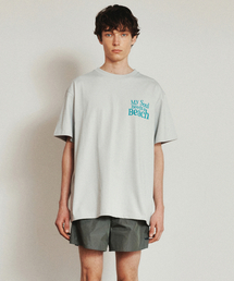 HEUTE（ホイテ）の「BEACH T-SHIRT (GREY)（Tシャツ/カットソー）」