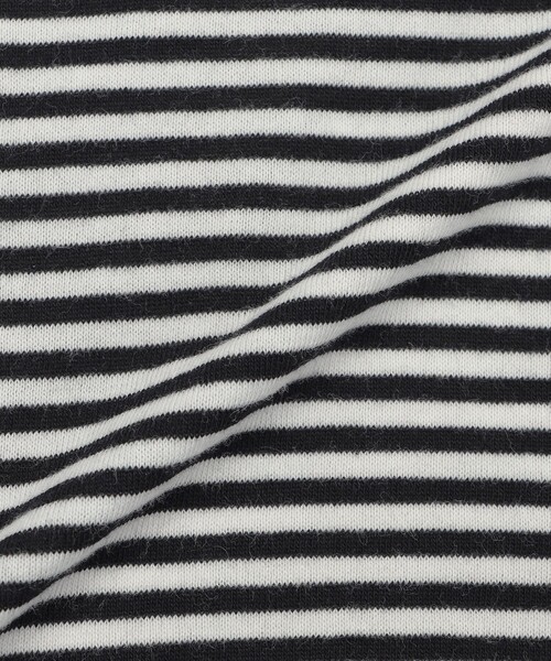 MACKINTOSH LONDON(マッキントッシュ ロンドン)の「【SUPER FINE LAB.】メルテッドサウラコットンタートルネックプルオーバー(ニット/セーター・レディース・オフホワイト/グレー系その他2/ブラック/チャコールグレー・38)」の15枚目の写真