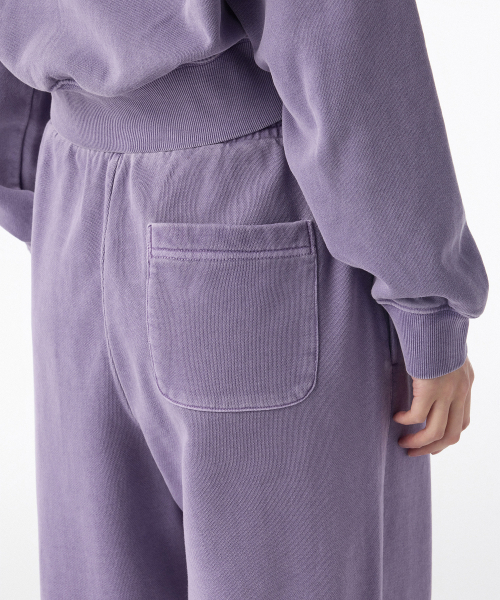 MUSINSA STANDARD WOMAN（ムシンサスタンダードウーマン）の「ウィメンズピグメントワイドスウェットパンツ[パープルグレー]（スウェットパンツ・レディース・その他・SMALL/MEDIUM/LARGE/X-SMALL）」の5枚目の写真