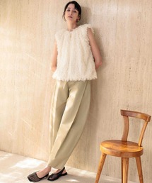 ELFRANK（エルフランク）の「【2026SS】ボックスプリーツ カーブパンツ ワイドパンツ《着用動画あり》（その他パンツ）」