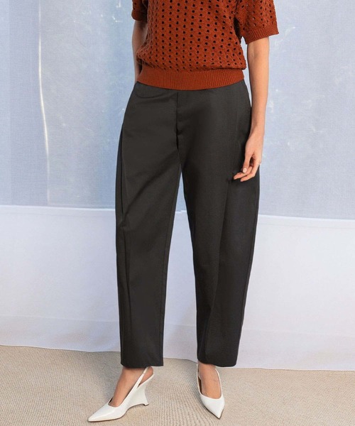 ELFRANK（エルフランク）の「【2026SS】ボックスプリーツ カーブパンツ ワイドパンツ《着用動画あり》（その他パンツ・レディース・ベージュ/チャコールグレー・L/M/S）」の16枚目の写真