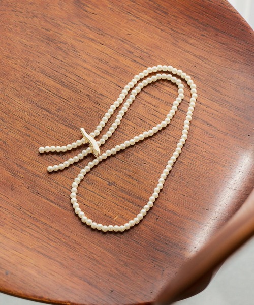 studio CLIP（スタディオクリップ）の「パールスライドバーネックレス（ネックレス・レディース・その他1・FREE）」の5枚目の写真