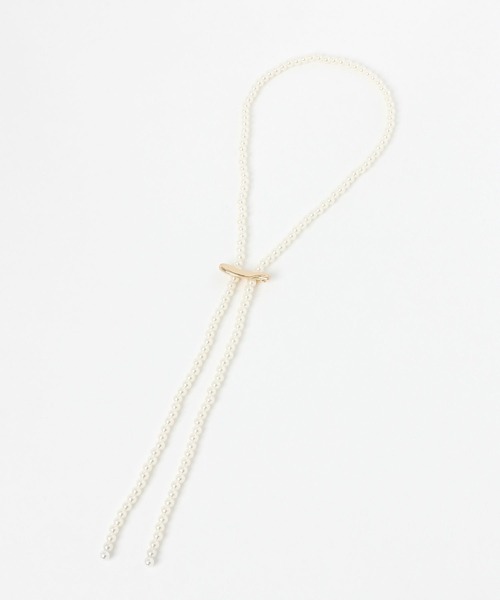 studio CLIP（スタディオクリップ）の「パールスライドバーネックレス（ネックレス・レディース・その他1・FREE）」の9枚目の写真