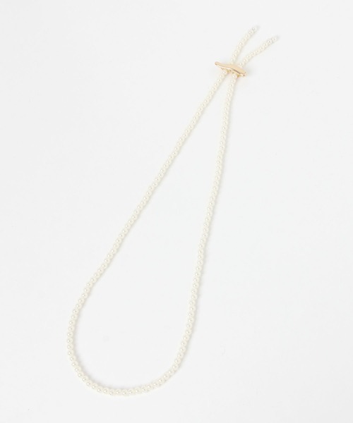 studio CLIP（スタディオクリップ）の「パールスライドバーネックレス（ネックレス・レディース・その他1・FREE）」の10枚目の写真