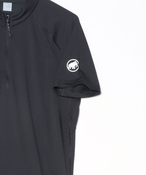 Mammut(マムート)の「デュカン ファーストレイヤー ハーフジップ Tシャツ アジアンフィット / Ducan FL Half Zip T-Shirt AF Men(Tシャツ/カットソー・メンズ・ブラック・M/L/XL)」の3枚目の写真