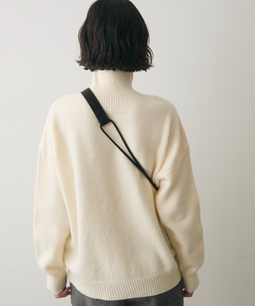 full/fill.（フルフィル）の「plate flap shoulder bag / プレート付きフラップショルダーバッグ（ショルダーバッグ・レディース・ブラック/グレー・FREE）」の17枚目の写真