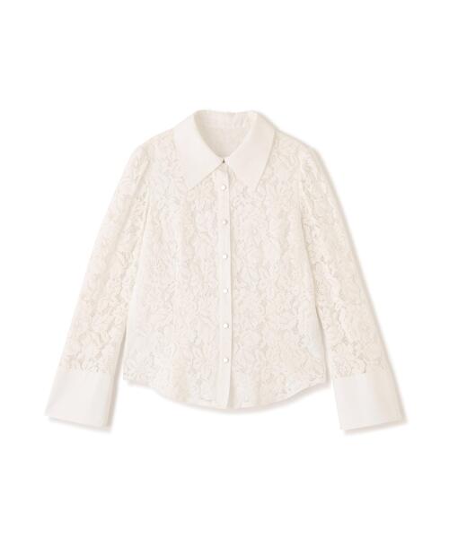 PROPORTION BODY DRESSING（プロポーションボディドレッシング）の「＜ウォッシャブル＞ビック衿レースブラウス / 1216110204（シャツ/ブラウス・レディース・ホワイト系その他/ブラック/ブルー・SMALL/MEDIUM）」の8枚目の写真