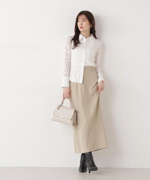 PROPORTION BODY DRESSING（プロポーションボディドレッシング）の「＜ウォッシャブル＞ビック衿レースブラウス / 1216110204（シャツ/ブラウス・レディース・ホワイト系その他/ブラック/ブルー・SMALL/MEDIUM）」の10枚目の写真