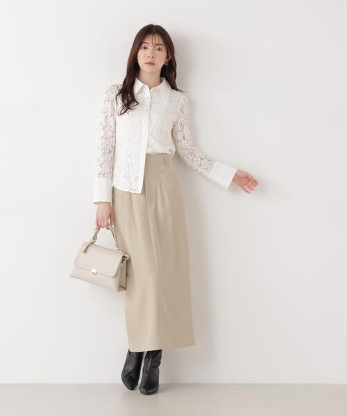 PROPORTION BODY DRESSING（プロポーションボディドレッシング）の「＜ウォッシャブル＞ビック衿レースブラウス / 1216110204（シャツ/ブラウス・レディース・ホワイト系その他/ブラック/ブルー・SMALL/MEDIUM）」の11枚目の写真