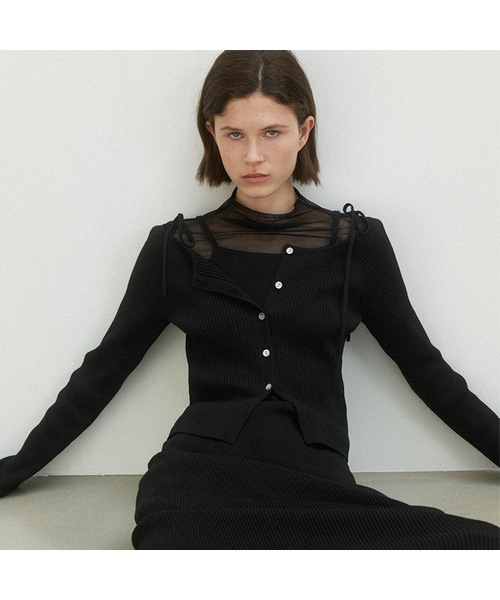 ROXY KNIT DRESS&CARDIGAN SET S(CD-2135)