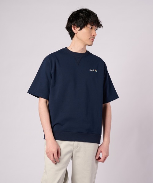 Arnold Palmer(アーノルドパーマー)の「AIR FLEX スウェットTシャツ(Tシャツ/カットソー・メンズ・サーモンピンク/ネイビー/杢グレー・M/L/LL)」の3枚目の写真