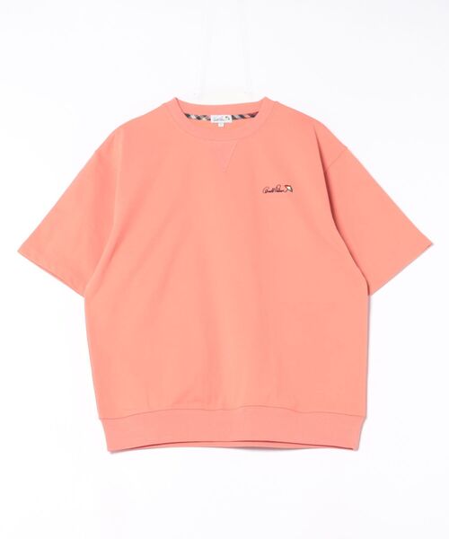 Arnold Palmer(アーノルドパーマー)の「AIR FLEX スウェットTシャツ(Tシャツ/カットソー・メンズ・サーモンピンク/ネイビー/杢グレー・M/L/LL)」の18枚目の写真