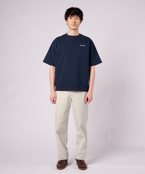 Arnold Palmer(アーノルドパーマー)の「AIR FLEX スウェットTシャツ(Tシャツ/カットソー・メンズ・サーモンピンク/ネイビー/杢グレー・M/L/LL)」の8枚目の写真
