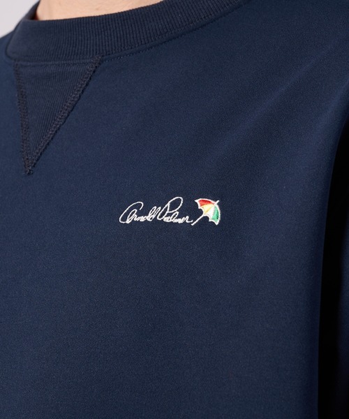 Arnold Palmer(アーノルドパーマー)の「AIR FLEX スウェットTシャツ(Tシャツ/カットソー・メンズ・サーモンピンク/ネイビー/杢グレー・M/L/LL)」の16枚目の写真