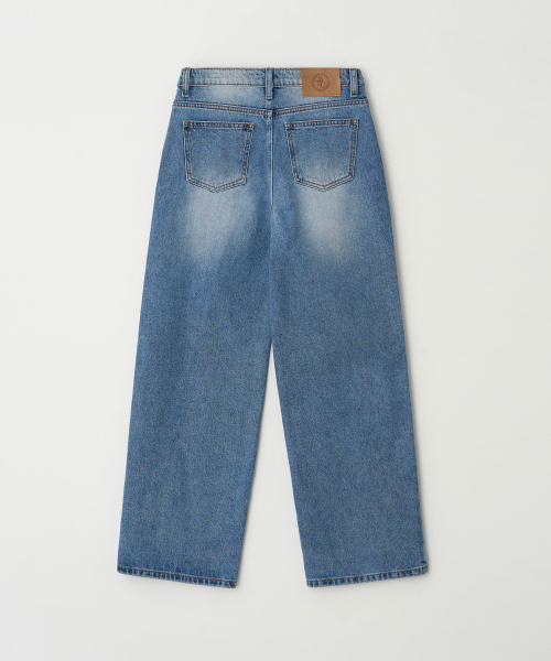 BUTTON UP(ボタンアップ)の「クラシックブルーワイドデニムパンツ(デニムパンツ・レディース・その他・SMALL/MEDIUM/LARGE)」の3枚目の写真