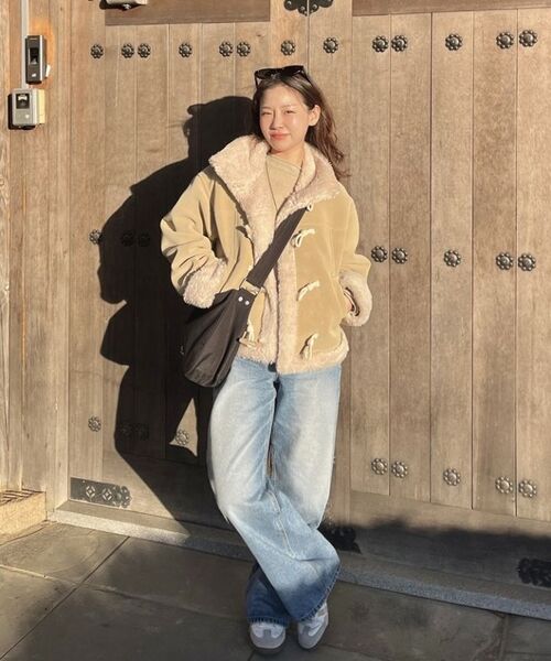 BUTTON UP(ボタンアップ)の「クラシックブルーワイドデニムパンツ(デニムパンツ・レディース・その他・SMALL/MEDIUM/LARGE)」の5枚目の写真