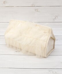 one'sterrace（ワンズテラス）の「ミルフィーユフリル ティッシュカバー（収納グッズ）」