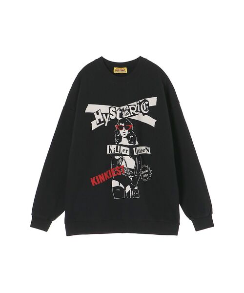 HYSTERIC GLAMOUR(ヒステリックグラマー)の「SPECIAL OFFER オーバーサイズスウェット(スウェット・レディース・ネイビー/トップグレー/ブラック・FREE)」の2枚目の写真