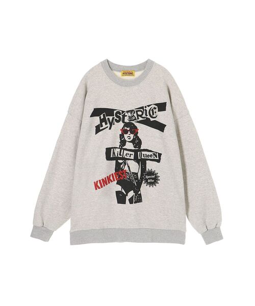 HYSTERIC GLAMOUR(ヒステリックグラマー)の「SPECIAL OFFER オーバーサイズスウェット(スウェット・レディース・ネイビー/トップグレー/ブラック・FREE)」の3枚目の写真