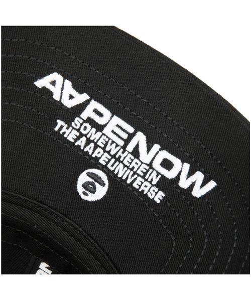 AAPE BY A BATHING APE(エーエイプバイアベイシングエイプ)の「AAPE NOW CAP(キャップ・メンズ・ブラック/ホワイト/ライトベージュ/イエロー系その他・FREE)」の12枚目の写真