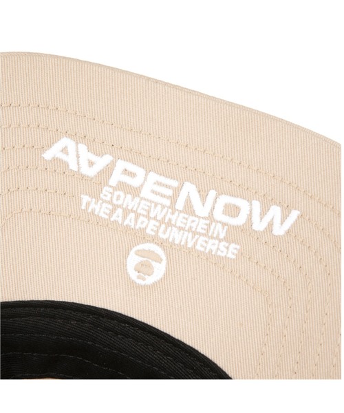 AAPE BY A BATHING APE(エーエイプバイアベイシングエイプ)の「AAPE NOW CAP(キャップ・メンズ・ブラック/ホワイト/ライトベージュ/イエロー系その他・FREE)」の16枚目の写真
