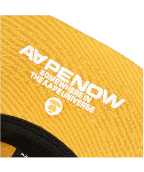 AAPE BY A BATHING APE(エーエイプバイアベイシングエイプ)の「AAPE NOW CAP(キャップ・メンズ・ブラック/ホワイト/ライトベージュ/イエロー系その他・FREE)」の20枚目の写真
