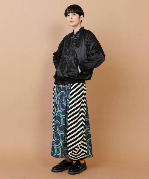 FRAPBOIS(フラボア)の「ウォーターサーフェス スカート(スカート・レディース・チャコールグレー/ベージュ・1/0)」の13枚目の写真