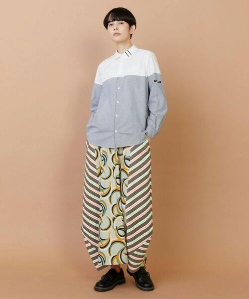 FRAPBOIS(フラボア)の「ウォーターサーフェス スカート(スカート・レディース・チャコールグレー/ベージュ・1/0)」の16枚目の写真