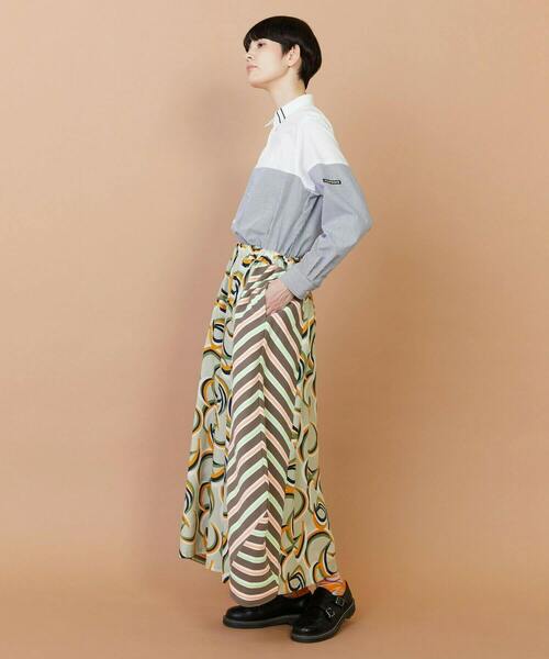 FRAPBOIS(フラボア)の「ウォーターサーフェス スカート(スカート・レディース・チャコールグレー/ベージュ・1/0)」の18枚目の写真