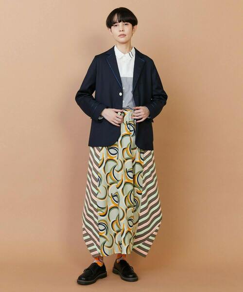 FRAPBOIS(フラボア)の「ウォーターサーフェス スカート(スカート・レディース・チャコールグレー/ベージュ・1/0)」の21枚目の写真