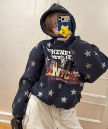 LAC-VERT（ラック・ヴェール）の「古着風スターフーディー（パーカー）」