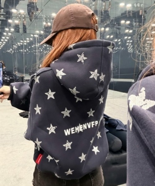 LAC-VERT（ラック・ヴェール）の「古着風スターフーディー（パーカー・レディース・レッド/グレー/ネイビー・FREE）」の10枚目の写真