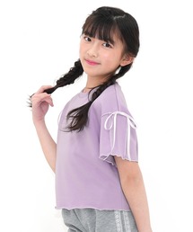 Bee des Bee（ビーデスビー）の「クロップド丈メロウトップス（Tシャツ/カットソー）」