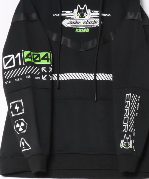 PANDIESTA(パンディエスタ)の「初期衝動/ ショキショウドウ Wフード プルパーカー(M2)(パーカー・メンズ・ホワイト/ブラック・XL/L/M/XXL)」の5枚目の写真