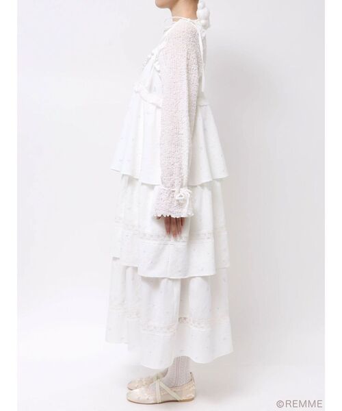 merry jenny（メリージェニー）の「Dreamy flower onepiece（ワンピース・レディース・オフホワイト・FREE）」の17枚目の写真