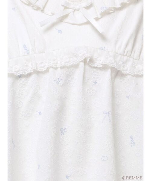 merry jenny（メリージェニー）の「Dreamy flower onepiece（ワンピース・レディース・オフホワイト・FREE）」の6枚目の写真