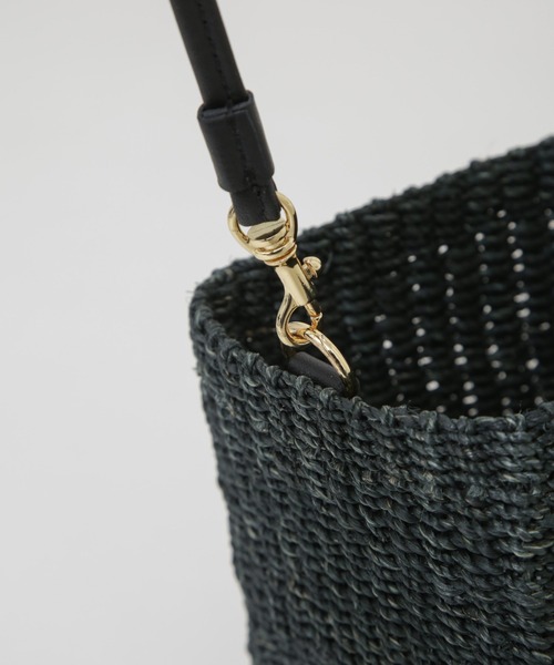 COTTO（コトゥー）の「COTTO/別注 リングハンドルバッグ（かごバッグ・レディース・ナチュラル/ブラック・FREE）」の11枚目の写真