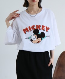 CORPUS　SELECT（コーパストーキョー）の「【Disney/ディズニー】別注 アソート アートワークデザイン サガラ刺繍 半袖Tシャツ（Tシャツ/カットソー）」