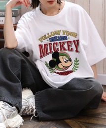 CORPUS　SELECT（コーパストーキョー）の「【Disney/ディズニー】別注 アソート アートワークデザイン サガラ刺繍 半袖Tシャツ（Tシャツ/カットソー）」