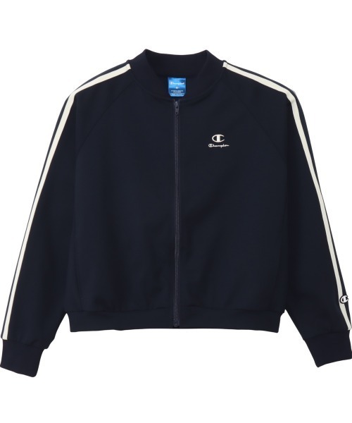 Champion（チャンピオン）の「チャンピオン  ZIP JACKET（ジャージ・レディース・ブラウン/ネイビー・L/M）」の2枚目の写真