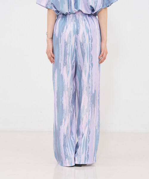 NOMINE(ノミネ)の「【セットアップ対応】ペイント柄 ドロストコード タックパンツ(その他パンツ・レディース・ブラウン/グリーン/ピンク・M/S)」の12枚目の写真